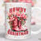 Western Christmas Mug Wrap, Pink Cowgirl Boots Mug Sublimation Design, Howdy 11oz Coffee Cup Wrap, 15oz Mug Wrap PNG, Mug Press Design - 1.jpg