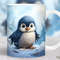 Winter Baby Penguin Mug Wrap, Cute Animal Mug Sublimation Design, Christmas Kawaii 11oz Coffee Cup Wrap, Arctic 15 oz Mug Wrap PNG Design - 1.jpg