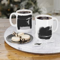 abstract art ceramic mug, perfect gift for coffee, coffee mug