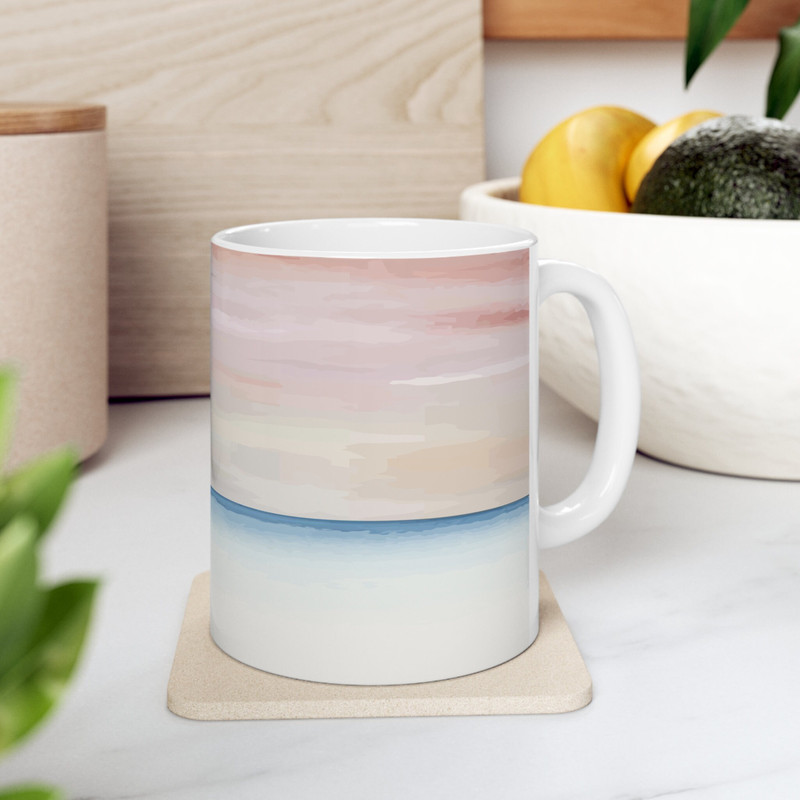 Artistic 11oz Mug Abstract Ceramic Mug Abstract Design Coffee Mug Unique Abstract Mug Gift for Mom Fathers Day Gifts Office Mug - 8.jpg