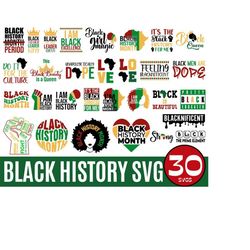 black history month svg, juneteenth svg, afro woman saying bundle, black lifes matter svg, black pride svg, we are black history svg cricut