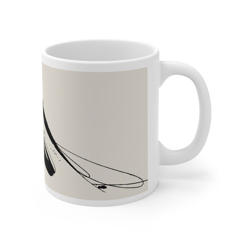 Black Touch Abstract Ceramic Mug Coffee Mug Unique Abstract Mug Artistic 11oz Mug Gift for Mom Fathers Day Gifts Office Mug - 7.jpg