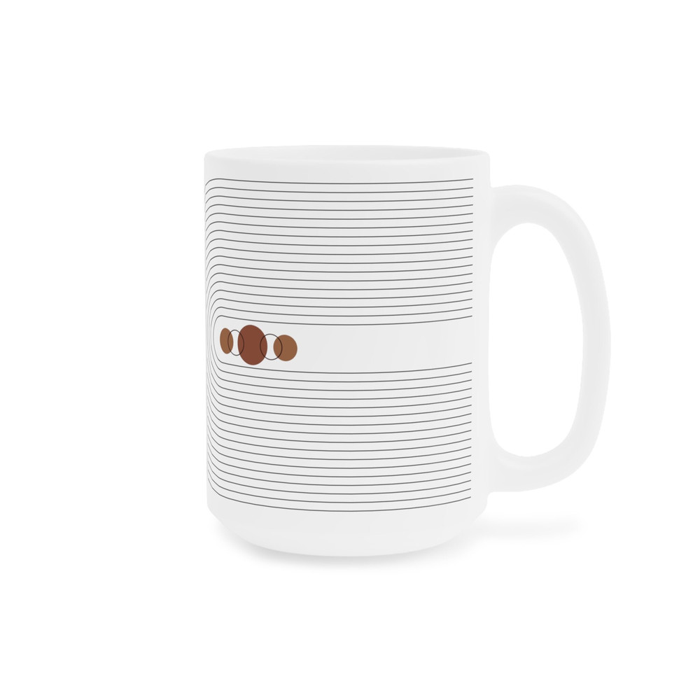 Bohemian Geometric Abstract Art On Mug  Minimalist Boho Mid Century Abstract Art Ceramic Mug  Office mug  Gift Idea  Gift for Mom - 9.jpg