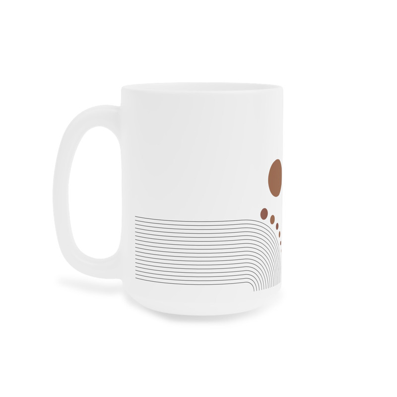 Bohemian Geometric Abstract Art On Mug Minimalist Coffee Mug Mid Century Abstract Art Ceramic Mug Office Mug Gift Fir Love Ones - 7.jpg