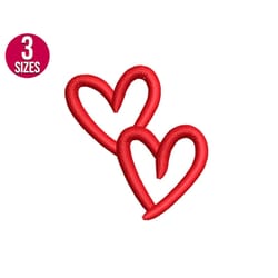 mini hearts embroidery design, mini heart shape, love, valentines day machine embroidery file, digital download