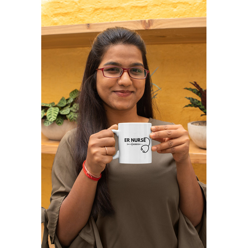 ER Nurse Mug, Emergency Nurse Mug, RN Mug, Nurse Mug, New Nurse Gift, Nurse Gift,Nurse Graduate Gift, Nurse Appreciation Gift, ER Nurse Gift - 2.jpg