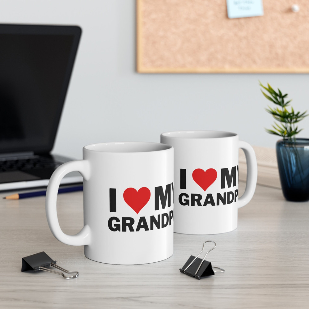 I Love My Grandpa Mug, Grandpa Gift Idea, Grandpa Coffee Mug, Grandpa Mug, I Love My Grandpa, Grandpa Birthday Gift, Grandpa Christmas Gift - 4.jpg