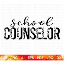 school counselor svg, school staff svg, back to school svg, counselor life svg, teacher shirt svg, counselor, cricut cut files, silhouette