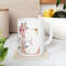 Letter E Floral Alphabet Coffee Mug  Name Begins with E  Initial Mug  Initial Coffee Cup  Birthday Gift  Watercolor Flowers Mug  11oz - 5.jpg