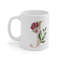 Letter J Floral Alphabet Coffee Mug Name Begins with J Initial Mug Initial Coffee Cup Birthday Gift Watercolor Flowers Mug 11oz - 2.jpg