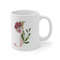 Letter J Floral Alphabet Coffee Mug Name Begins with J Initial Mug Initial Coffee Cup Birthday Gift Watercolor Flowers Mug 11oz - 5.jpg
