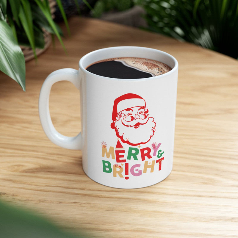 Merry Bright Mug, Merry Bright Christmas Mug, Christmas Gift Idea, Christmas Coffee Mug, Cute Christmas Mug, Winter Mug, Christmas Gift - 3.jpg