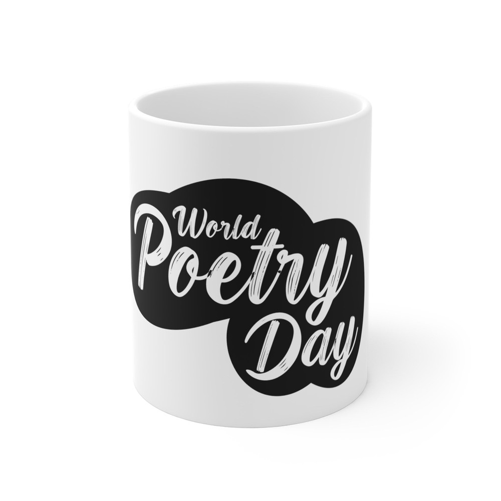 Poetry Mug, Happy Poet Day, Gift for Poet,  Literature Lover, Coffee Cup, Birthday Gift, Present, Gift for student, Poetry Writer Present - 1.jpg