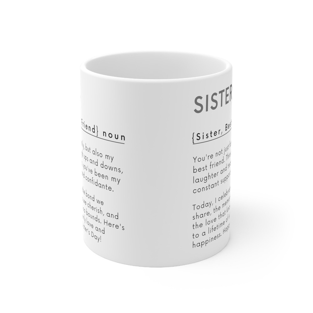 Sisters Best Friend Definition Mug, Best Sister birthday Mug, Sibling Gift, Sister Mug, Sister gifts, Best friends Best Sister, Friendship - 2.jpg