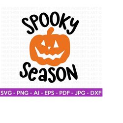 spooky season colored svg, halloween svg, halloween shirt svg, halloween quote, scary vibes, halloween vibes, cut files cricut,silhouette