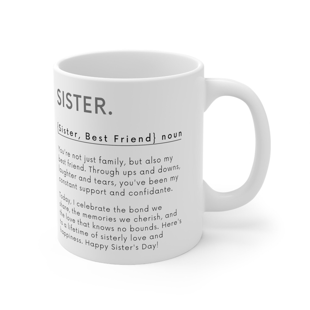 Sisters Best Friend Definition Mug, Best Sister birthday Mug, Sibling Gift, Sister Mug, Sister gifts, Best friends Best Sister, Friendship - 4.jpg
