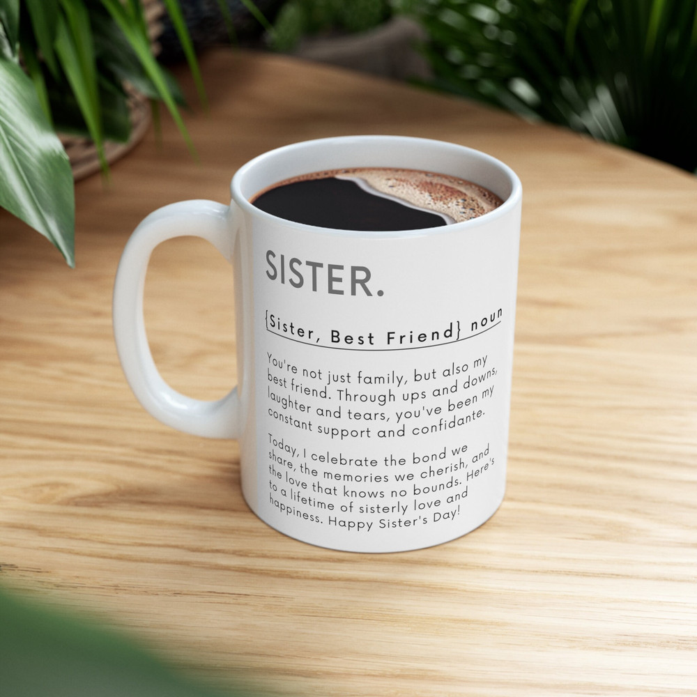 Sisters Best Friend Definition Mug, Best Sister birthday Mug, Sibling Gift, Sister Mug, Sister gifts, Best friends Best Sister, Friendship - 8.jpg