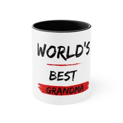 worlds best grandma mug, worlds best grandma gift, worlds best grandma coffee mug
