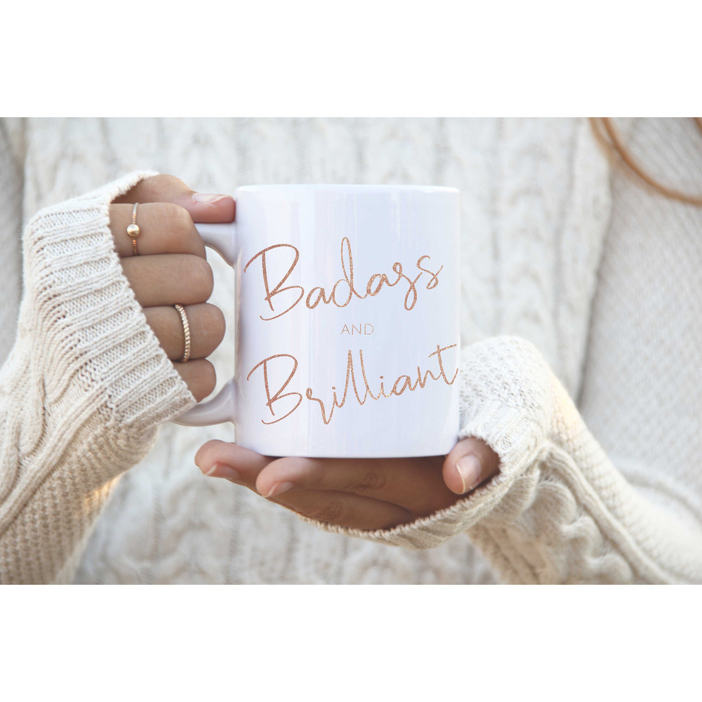 Badass and Brilliant Feminist Mug Feminist Gift Feminism Feminist Favorite Mug Coffee Mug Badass Mug 15oz mug 11oz mug - 2.jpg