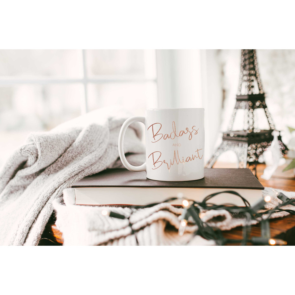 Badass and Brilliant Feminist Mug Feminist Gift Feminism Feminist Favorite Mug Coffee Mug Badass Mug 15oz mug 11oz mug - 3.jpg