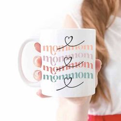 mommom mug, mommom gifts, birthday gift for mommom