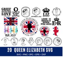 queen elizabeth ii emblem 1926-2022 svg, queen elizabeth png, queen elizabeth ii memorial, queen of england cut file, rest in peace queen