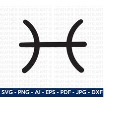 pisces sign svg, pisces zodiac svg, zodiac signs svg, astrology signs svg, zodiac symbols svg, constellation signs svg, cut file cricut