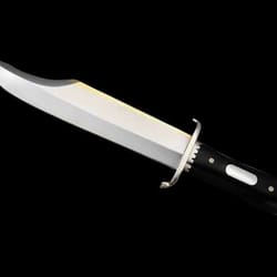 custom handmade d2 steel iron mistress hunting tactical bowie knife with leather