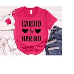 cardio is hardio svg | funny workout svg | motivational exercise svg | gym quotes svg | fitness silhouette cricut | gym cut file.