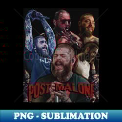 post malone - exclusive png sublimation download - perfect for sublimation mastery