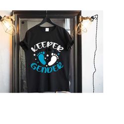 keeper of the gender svg, gender reveal svg, gender reveal shirt svg pregnancy announcement girl or boy pink or blue svg,png,eps,dxf