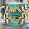 Grandma Aztec Cowhide Sunflower 11oz & 15oz Wrap Png Sublimation Instant Download, Grandma Mug Design, Mother's Day Cup Design - 1.jpg