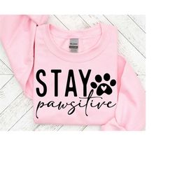 stay pawsitive svg,mom svg, paw svg, dog lover svg, fur mom svg, pawsitive svg, round front door sign, puppy svg , dog sayings , dog clipart
