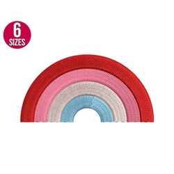 rainbow embroidery design, love rainbow, machine embroidery file