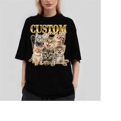 Cat Lover CUSTOM YOUR Own Photo Here, Cat Custom Tee, Memorial Tee, Insert Design, Personalized, Customized Shirt, Chang