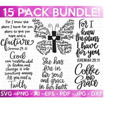 christian quotes svg bundle, scripture bundle, bible verse bundle, religious svg, jesus, god, faith svg, cricut cut file