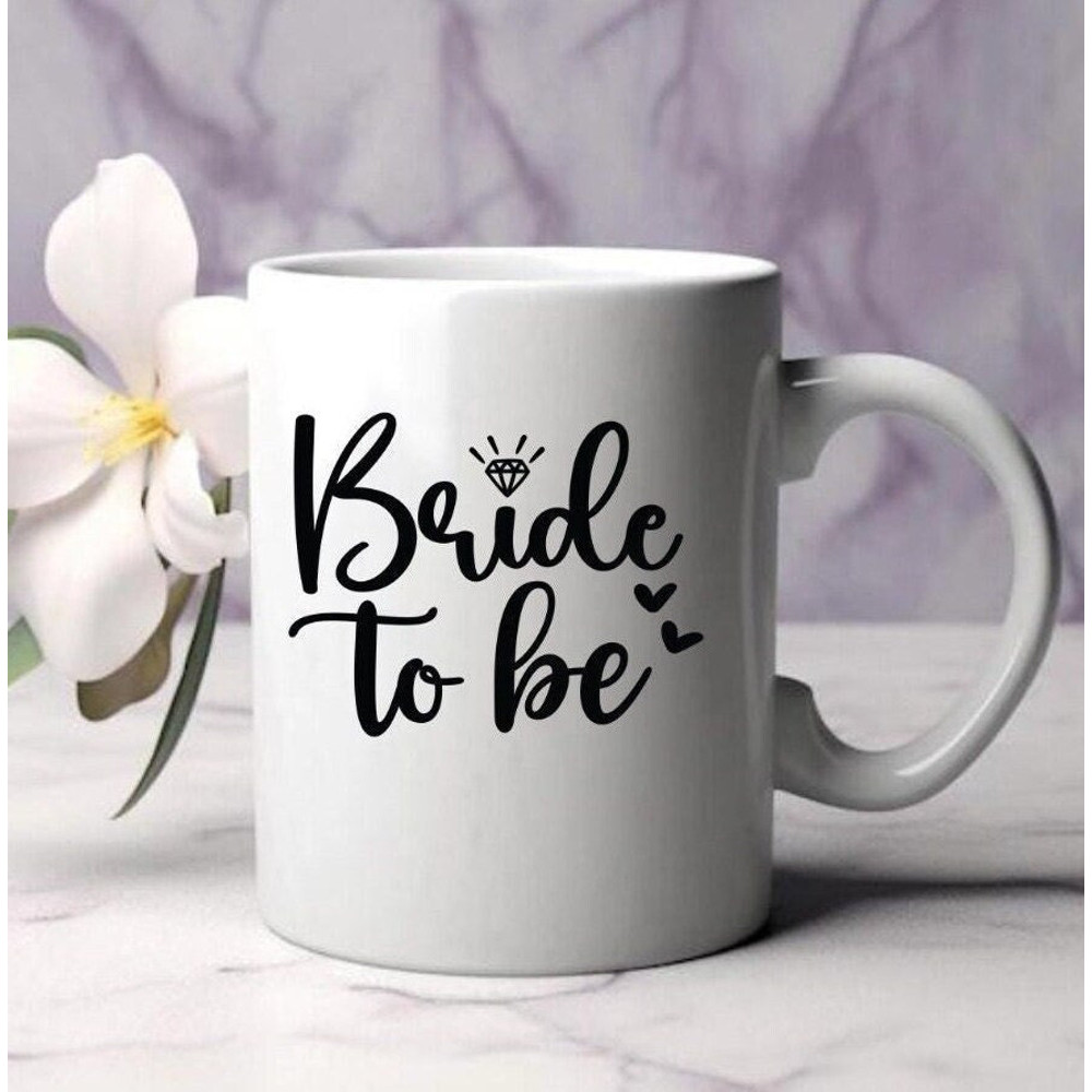 Bride To Be Mug, Bridesmaid Proposal, Wedding Party Favor Mug, Bride Team Mug, White Ceramic Mug, Bridal Shower Mug, Bridal Party Gifts - 1.jpg