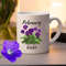 February Birth Flower Mug, Violets Birth Month Flower Cup, Floral Bridesmaid Proposal Gift, Flower Lover Ceramic Mug, February Birthday Gift - 1.jpg