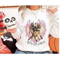 lets go ghouls shirt, lets go girl shirt, horror halloween shirt, horror girls t-shirt, ghoul gang shirt,halloween besti