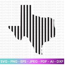 Texas Vertical Stripe Pattern Design SVG, Texas Svg, Texas Clipart, Texas Silhouette, Texas Shape svg, Texas Design Svg,