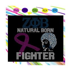 Natural born fighter, Zeta svg, 1920 zeta phi beta, Zeta Phi beta svg, Z phi B, zeta shirt, zeta sorority, sexy black gi