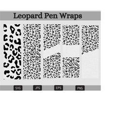 black leopard pen wraps svg, pen wrap svg, cheetah pen wrap, epoxy pen wrap, pen wraps for vinyl, glitter pen wraps svg, epoxy pen svg