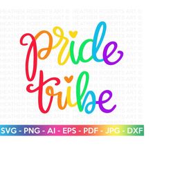 pride tribe svg, lgbtq svg, gay svg, pride svg, rainbow svg, gay pride shirt svg, gay festival outfit svg, cut files for