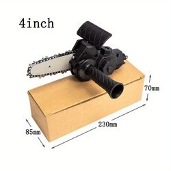 1pc, mini electric drill chainsaw, 4" 6" electric chain saw drill attachment, chain saw drill attachment, chainsaw conve