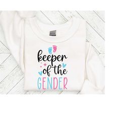 keeper of the gender svg,pink or blue we love you svg, pink or blue mommy daddy love you, gender reveal, gender reveal shirt,baby footprint