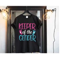 keeper of the gender svg, gender reveal shirt svg, gender reveal svg, pregnancy announcement girl boy ,svg,png,eps,dxf