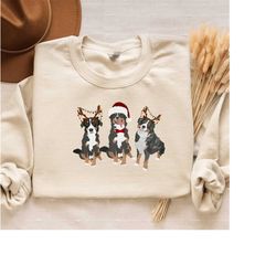 Bernese Mountain Christmas Shirt, Dog Sweatshirt, Bernese Mountain Sweatshirt, Bernese Dog Mom, Bernese Xmas Gifts, Bern