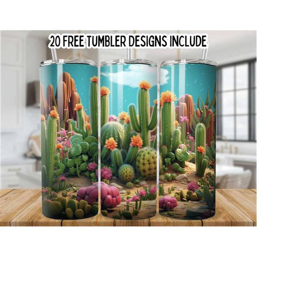2510202316303-cactus-colorful-flowers-20oz-skinny-tumbler-wrap-cactus-image-1.jpg