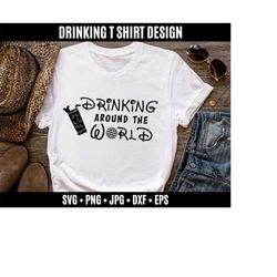 drinking around the world png, beer and wine t shirt, couple and family t. shirt png.