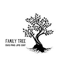 family tree svg cricut, tree of life svg, family tree clipart, tree roots svg, family tree branch svg, family tree png files